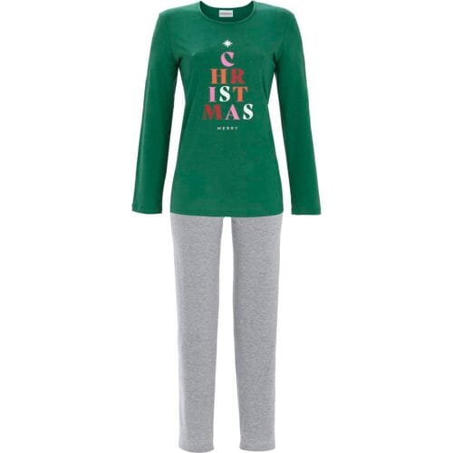 Kerst pyjama boom Ringella - Groen - Maat - 42