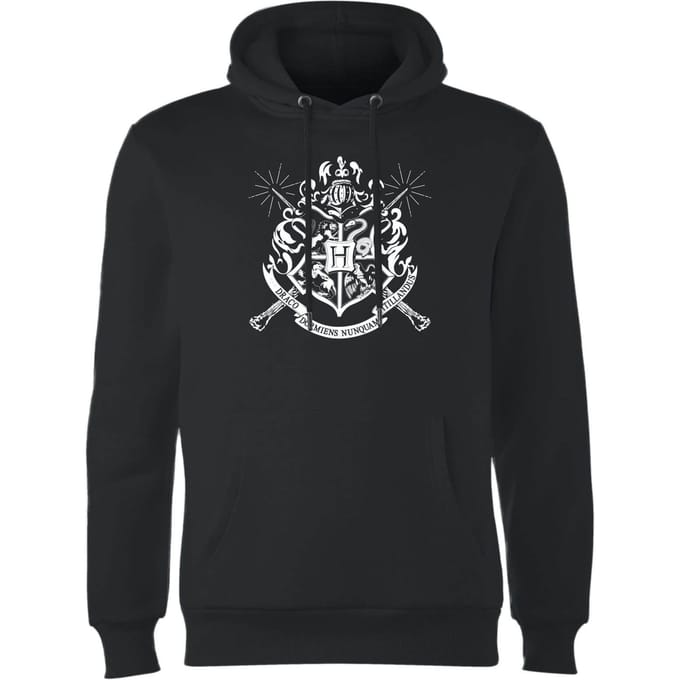 Harry Potter Hogwarts House Crest Hoodie - Zwart - S