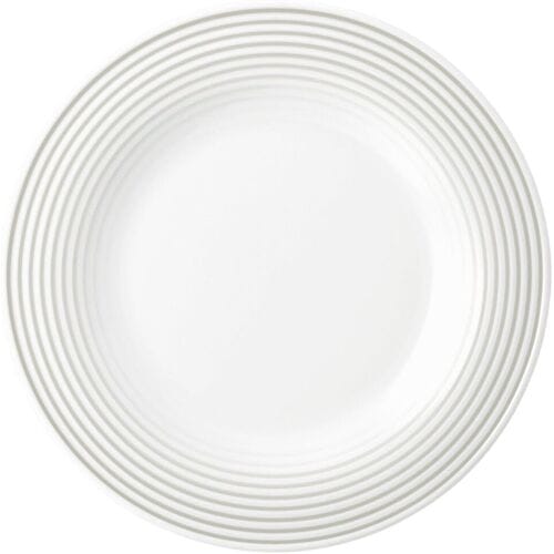 (6 stuks) SELTMANN WEIDEN Bord - plat - Ø 300mm - Parelgrijs