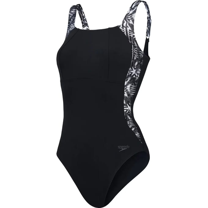 Dames zwempak uit 1 stuk Speedo Print Luna Lustre