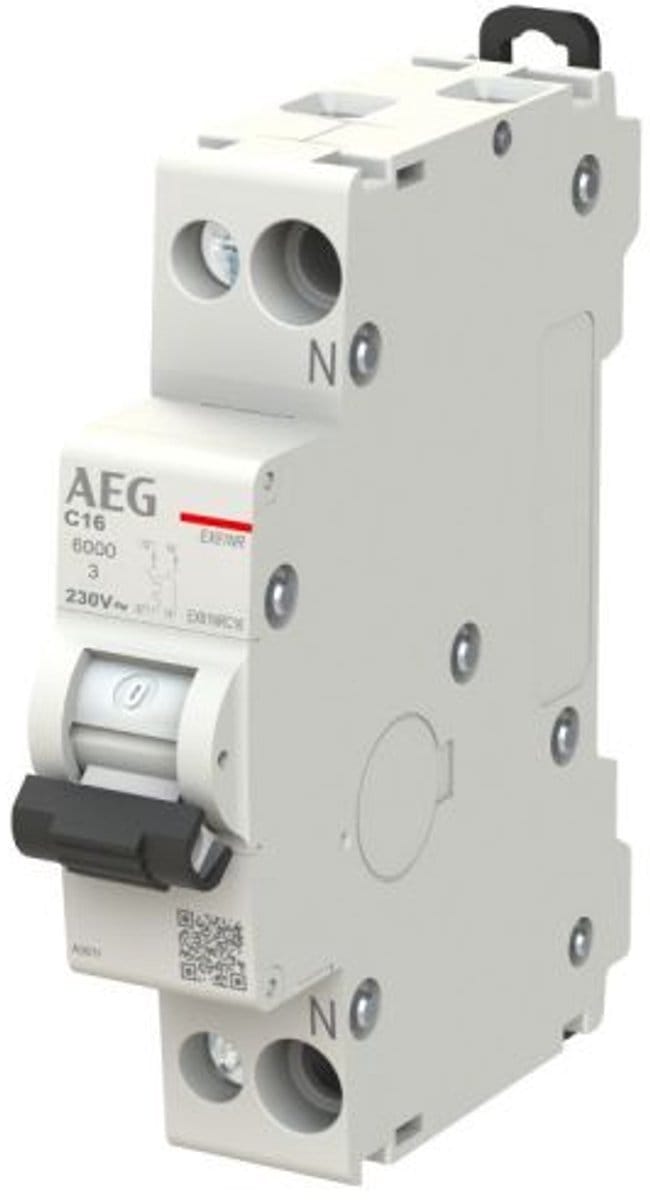 AEG installatieautomaat C16 1P+N EX61NRC16