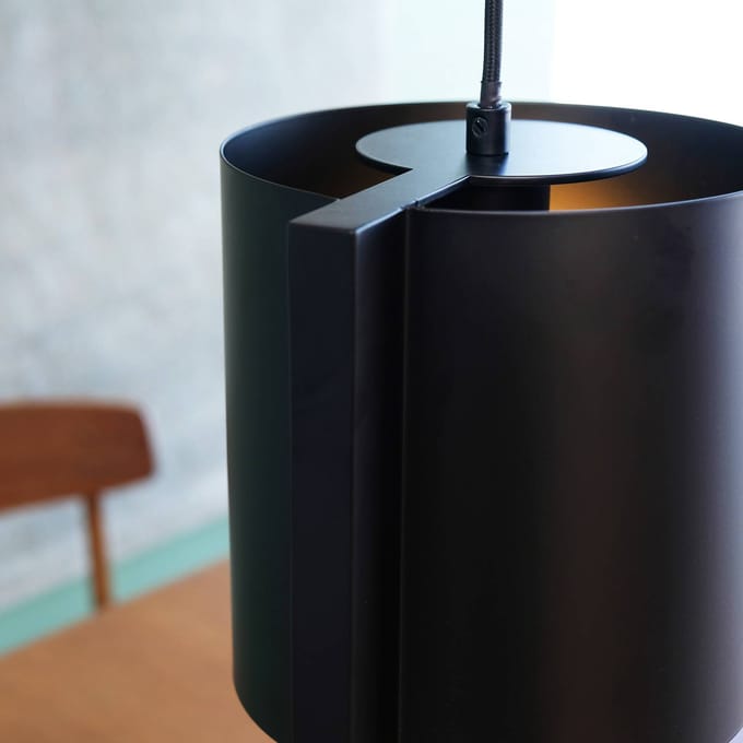 Dyberg Larsen Wum hanglamp Ø 23 cm zwart mat