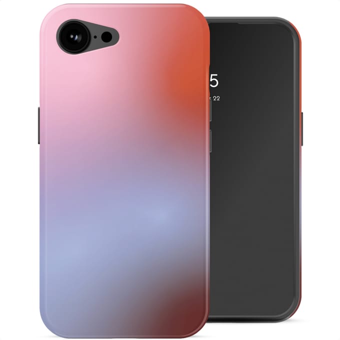 Selencia Hoesje - Geschikt voor Apple iPhone 17e / 16e - Backcover geschikt voor MagSafe - Gradient Soft Blush