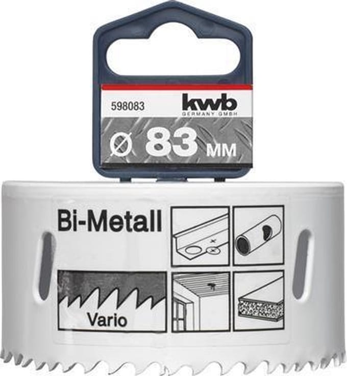 KWB Gatenzaag HSS Bi-metaal 598-083 - Ø 83 mm