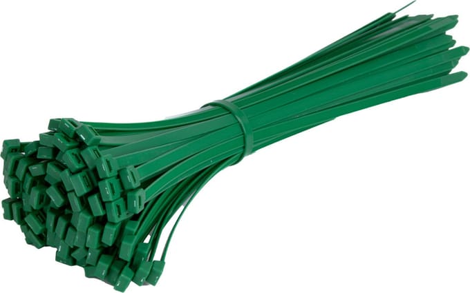 TD47 Kabelbinders 7.6 x 370 mm Groen - Tie wraps - Tyraps