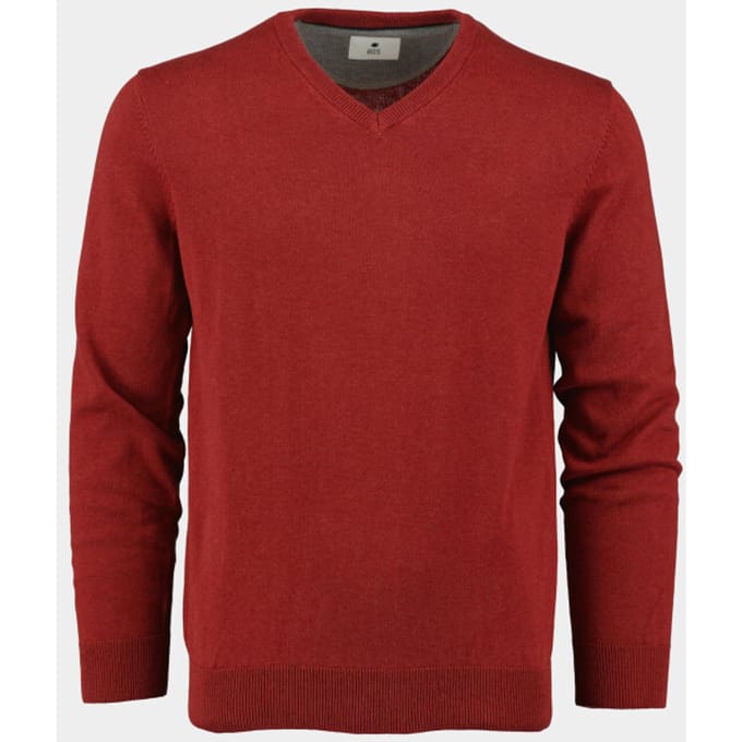 Bos Bright Blue Pullover katoenen v-hals 428100cct/365