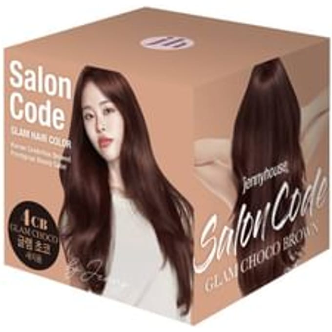 jenny house - Salon Code Glam Hair Color Set - 6 Colors #4CB Glam Choco