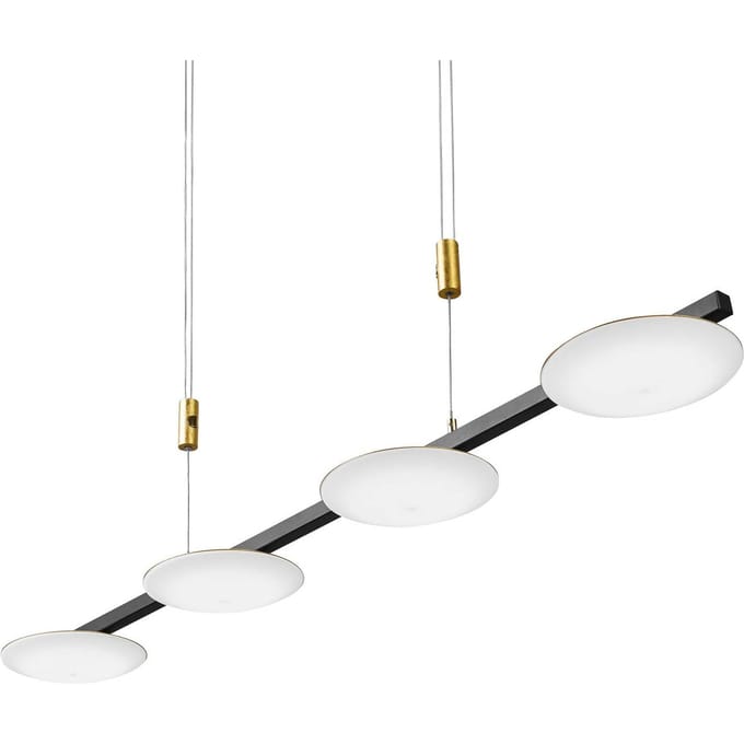 BANKAMP Pure Up LED hanglamp, 4-lamps