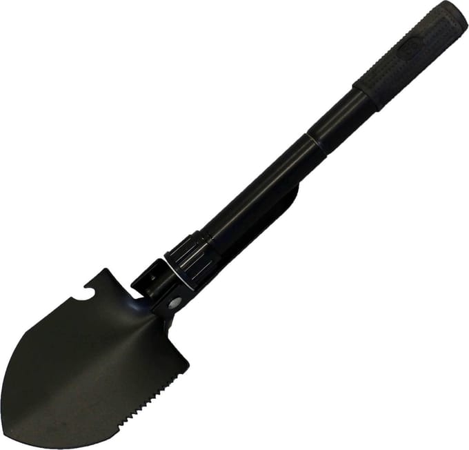 Opvouwbare Pioniersschep - 42 cm - incl. Pikhouweel - Metaal