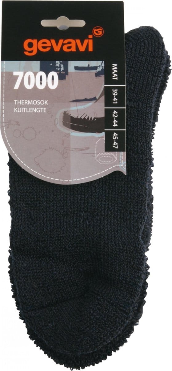 Gevavi - 7000 Thermosokken - Lange Sokken - Blauw - Maat 39/41