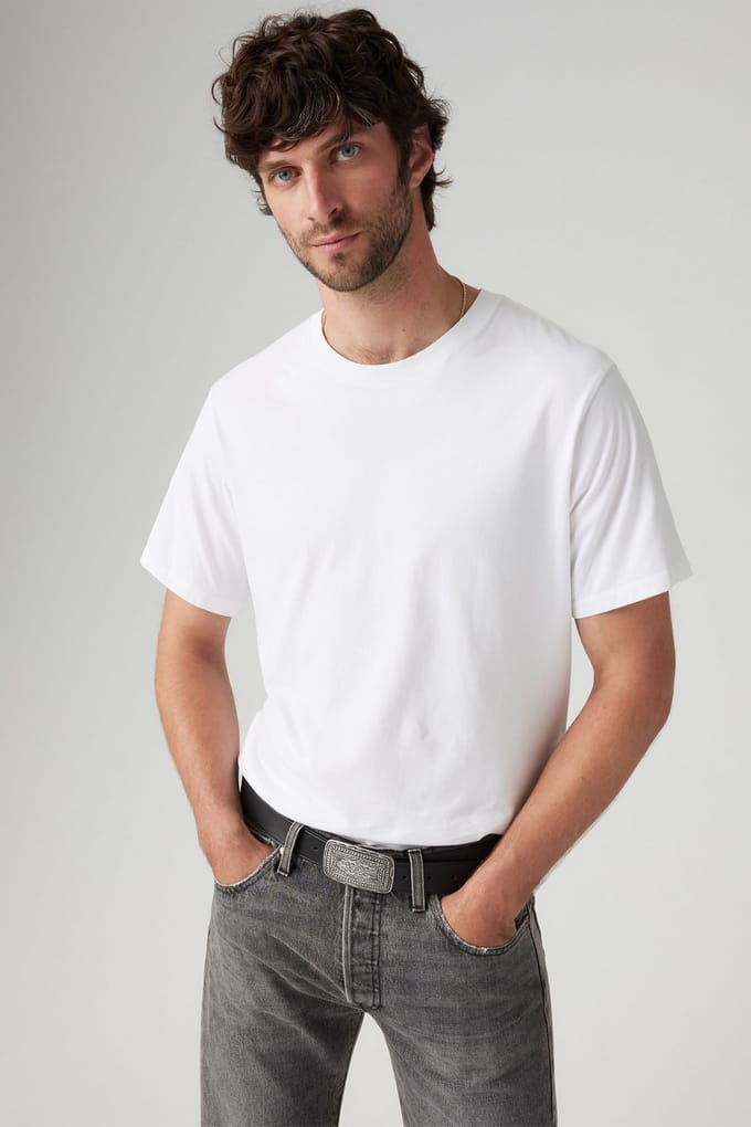 Levi's Western Plaque Belt In Black Größe: 80 | Gürtel Outlet | Herren | Schwarz
