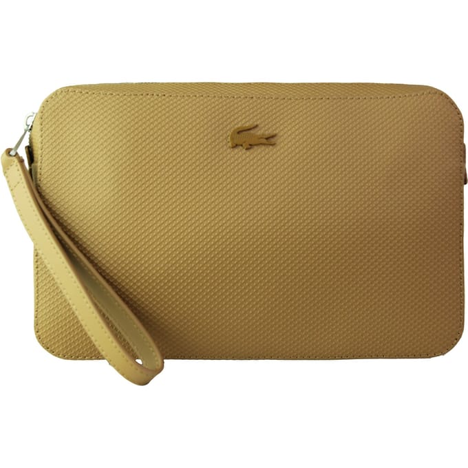 Lacoste Leren Heren Bruine Buideltas