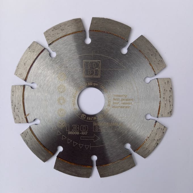 BSL-S - Diamantzaagblad droog - Universeel - Ø 130mm - asgat 22.23mm