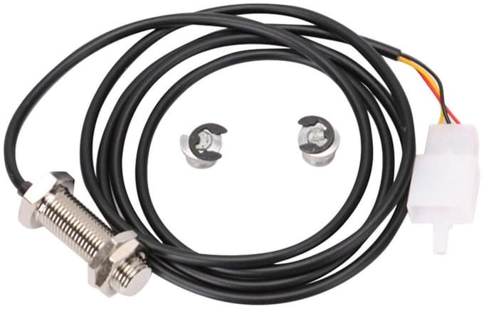 Snelheidssensor Kabel - Kilometerteller Kabel - Motorfiets Rijden - Universele Vervanging - 81cm Draad - Zwart