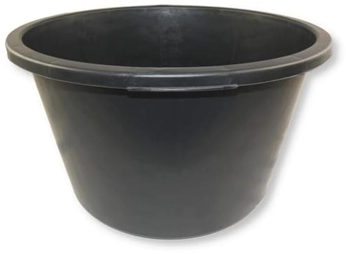 Ronde mortelbak 40 liter voor bouw en tuin