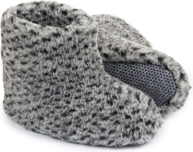 LuLu- Wollen sloffen / pantoffels met antislipzool - Grijs Gemêleerd -maat 41 - unisex