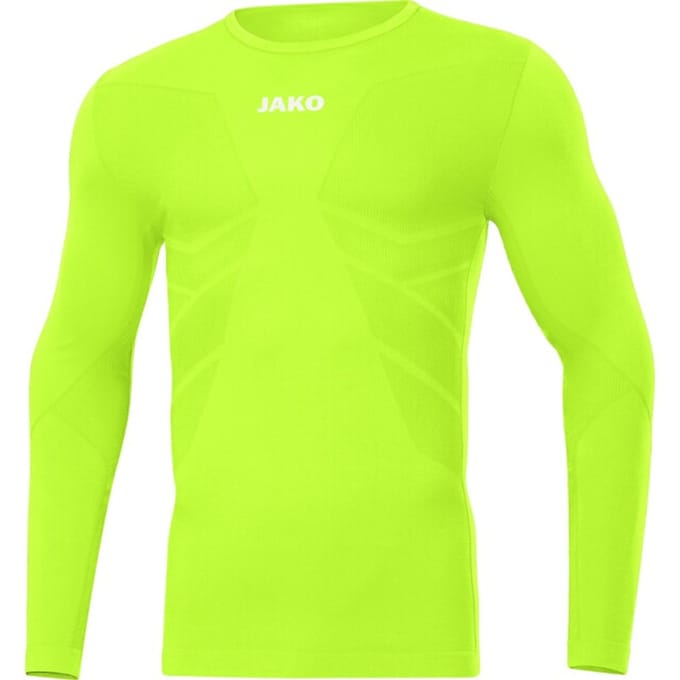 Jako Comfort 2.0 Longsleeve Heren - Fluo Groen | Maat: L