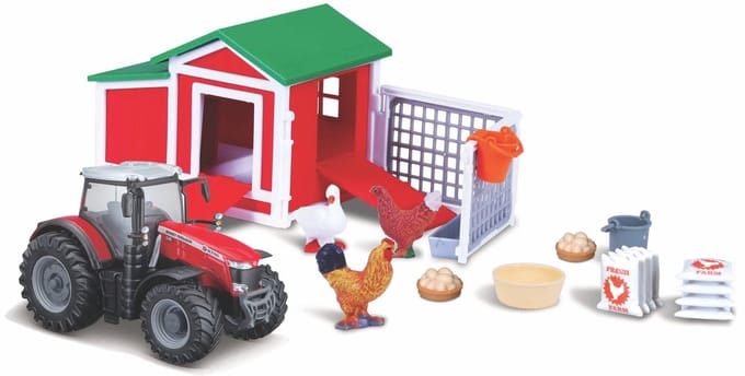 Bburago Massey Ferguson Playset - Modelauto - Schaal 10 CM - Div.