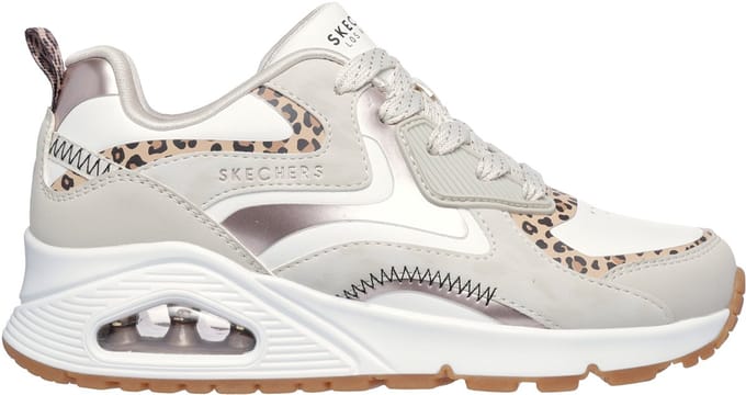 Skechers UNO GEN1-LEOPARD SURGE Meisjes Sneakers - Naturel