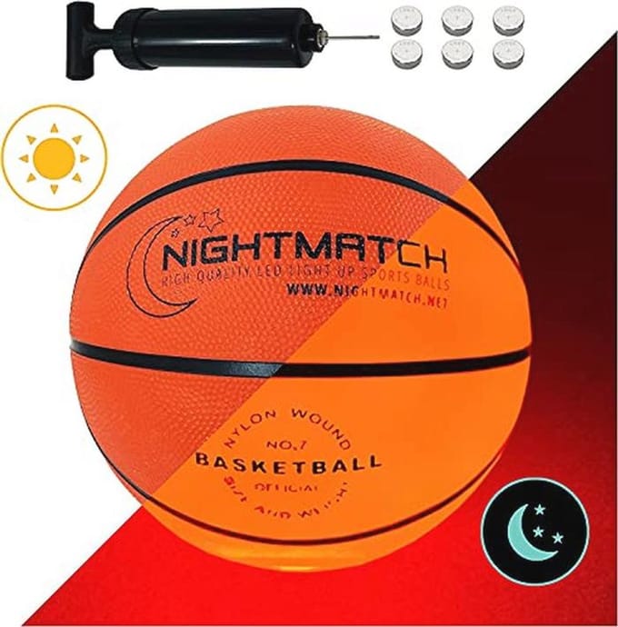 Waterdichte LED Basketbal - Maat 7 voor Avondspelletjes