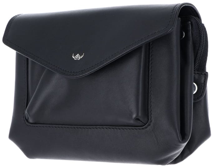 Golden Head Leren clutch portemonnee Polo RFID Protect Börsentäschchen 2850 Schwarz zwart