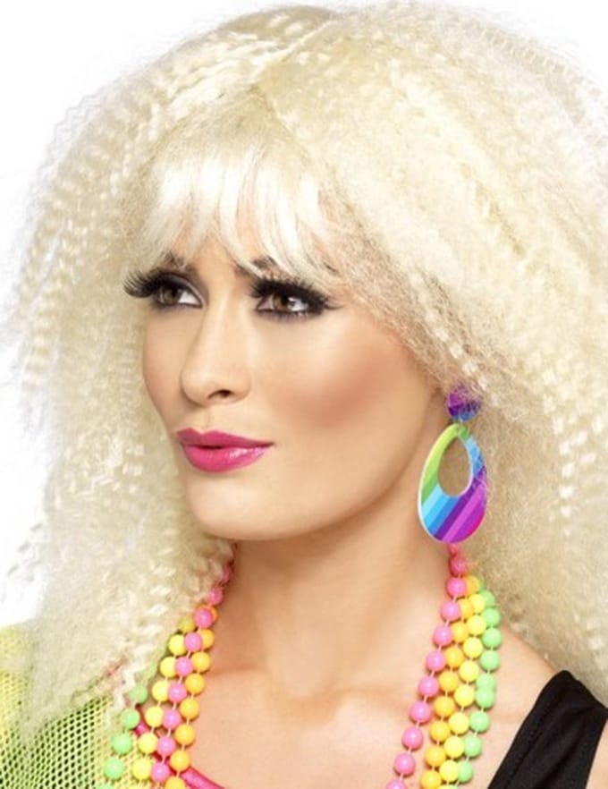 Smiffys - Teardrop Kostuum Oorbellen - Multicolours