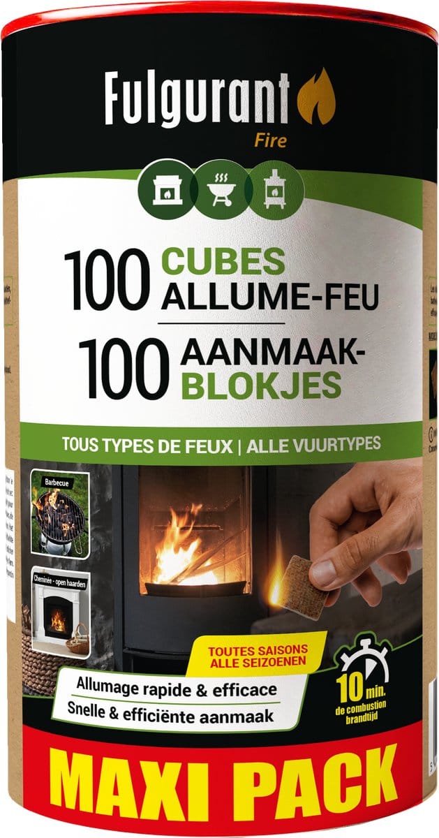 Fulgurant - Aanmaakblokjes - 100stucks