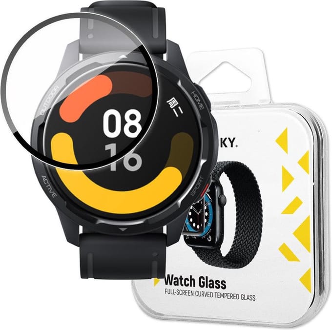 Wozinsky Xiaomi Watch Color 2 - Hybride Beschermglas - Zwart - Krystalheldere Weergave