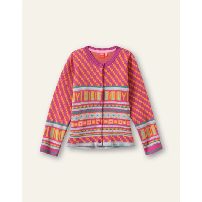 Oilily Vivaldi - Vest - Meisjes - Geel - 128/8yr