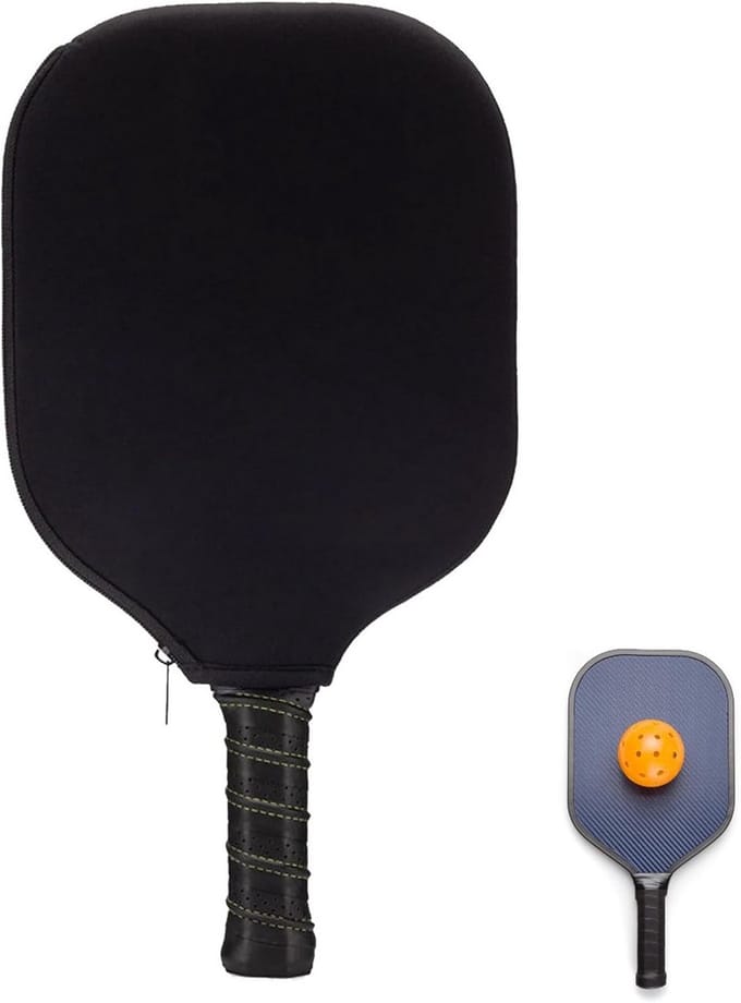 Neoprene Pickleball Paddle Cover, Paddle Case Racket Cover Sleeve Case Protector, Universal Size Case, Protect Your Paddle from Scratching Dents, 11.0 x 8.25 inch