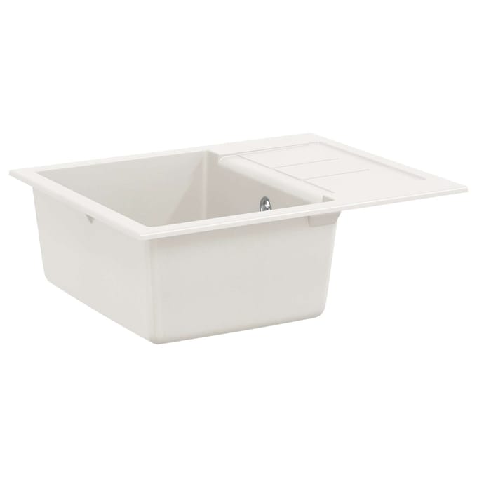 vidaXL - Wasbak - Wit - 620 - x - 500 - mm - 80% - Kwarts - en - 20% - Hars