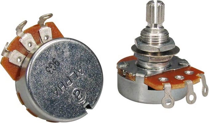 Alpha ALP250-B32 250K Lineaire Potentiometer voor Gitaar