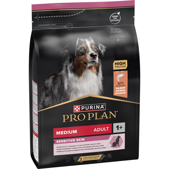 Pro Plan Medium Adult Sensitive Skin- Honden droogvoer - Zalm - 3 kg
