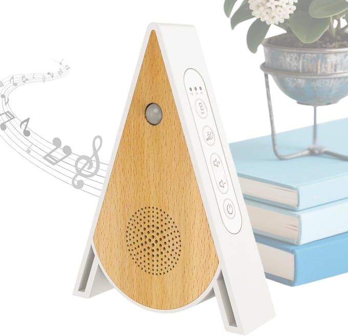 Geluidsmachine - Muziekbox Relax - Ontspanning Thuis - Bewegingssensor - 11.9 x 15.8 cm