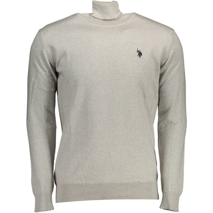U.S. POLO ASSN. Grijze Katoenen Heren Trui