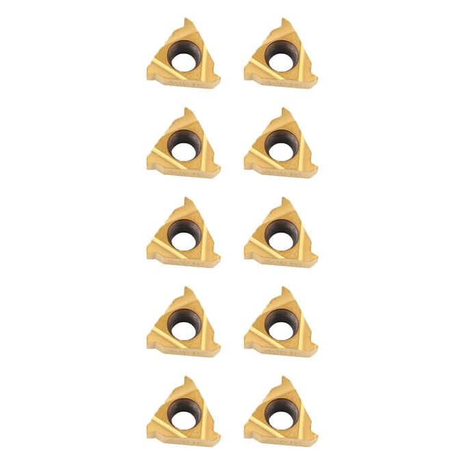 10 pièces CNC pointes en carbure insère lame coupe tour outil de tournage avec boîte