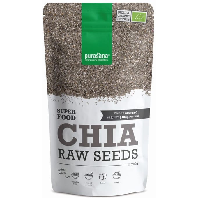 Purasana Chia zaden vegan bio 200 Gram