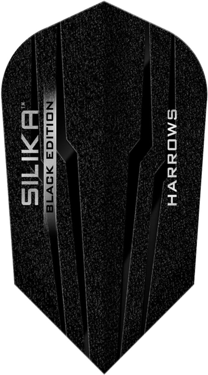 Harrows Silika Black Slim Tough Crystalline Coated- Dart Flights
