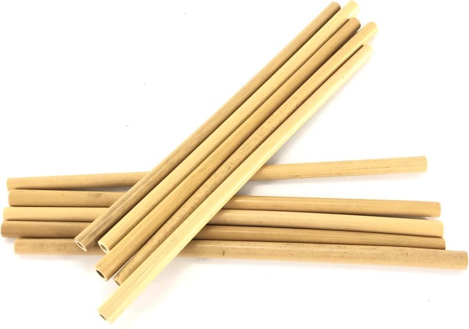 Rietjes bamboe 20cm 10 stuks in doosje