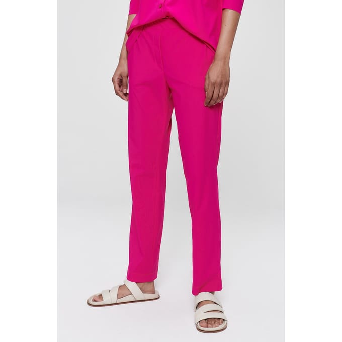 TRVL DRSS Basic Pants Shocking Pink Maat: XS | Straight Broeken Outlet | Dames | Roze