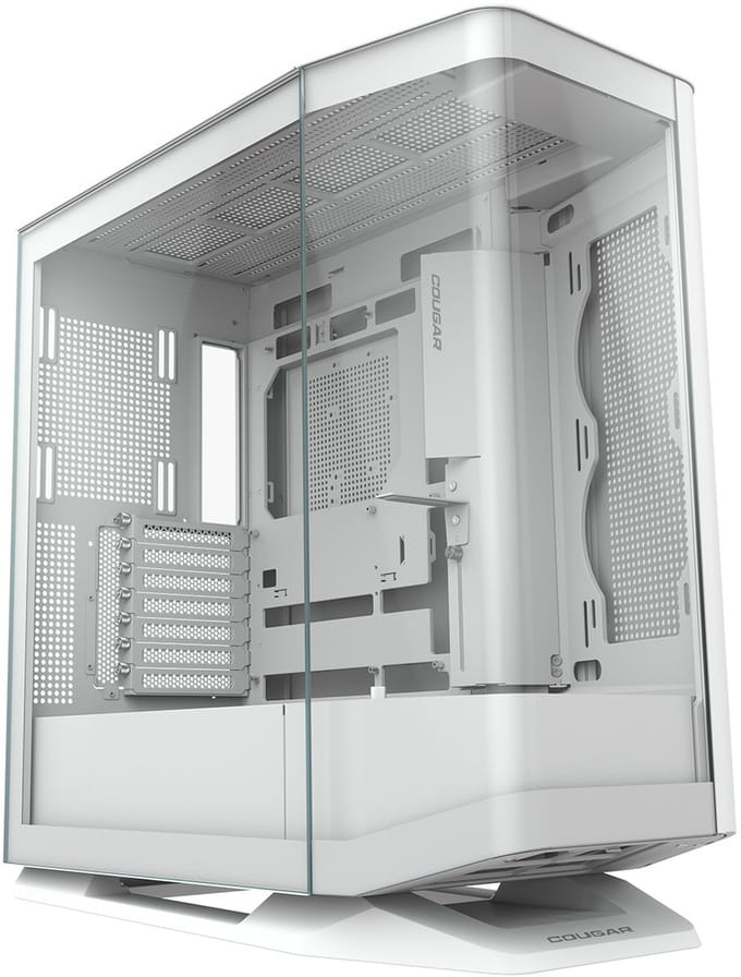 Cougar FV270 Serie - PC Behuizing - Panoramisch Wit - Zonder Gereedschap