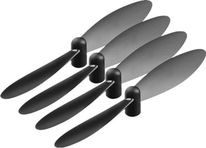 LUXWALLET Drone Propellers – Geschikt voor De LUXWALLET LRSC Mini Drone – Drone Accessoires – Zwart