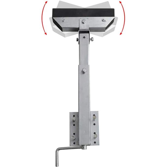 vidaXL - Stalen - frame - ondersteuning - voor - de - boot - aanhanger - (set - van - 2)