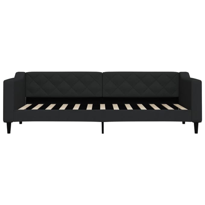 vidaXL - Slaapbank - 80x200 - cm - stof - zwart