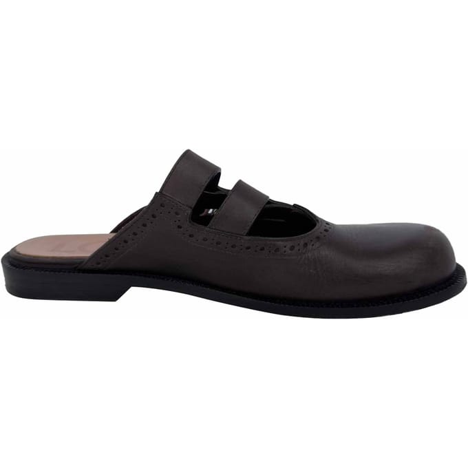 Loewe Campo Mary Jane Muilen in Bruin Leer