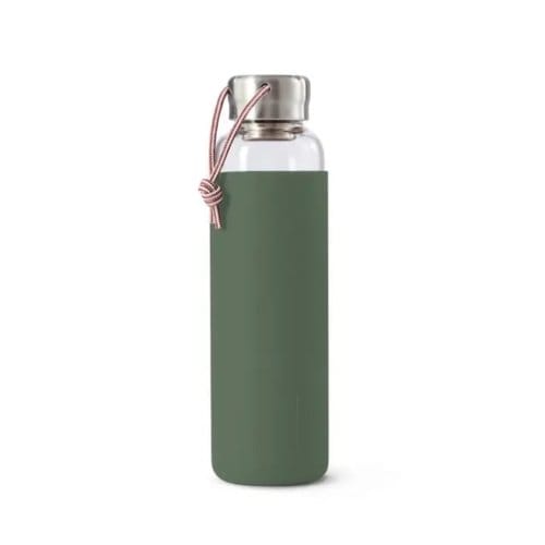 Black+Blum Glazen Waterfles - 600ml - Groen