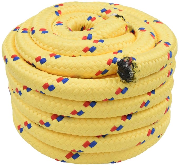 vidaXL - Boottouw - 6 - mm - 10 - m - Geel