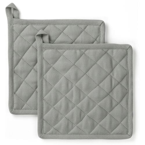 Byrklund Pannenlap Stay Cold - 2x 20x20 - 100% Katoen - Grijs
