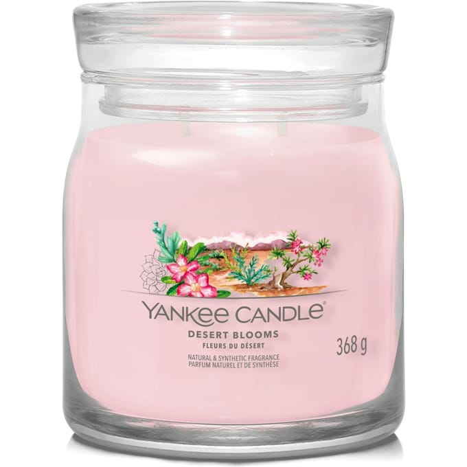 Yankee Candle - Desert Blooms Medium Geurkaars - 50 branduren - 2 lonten