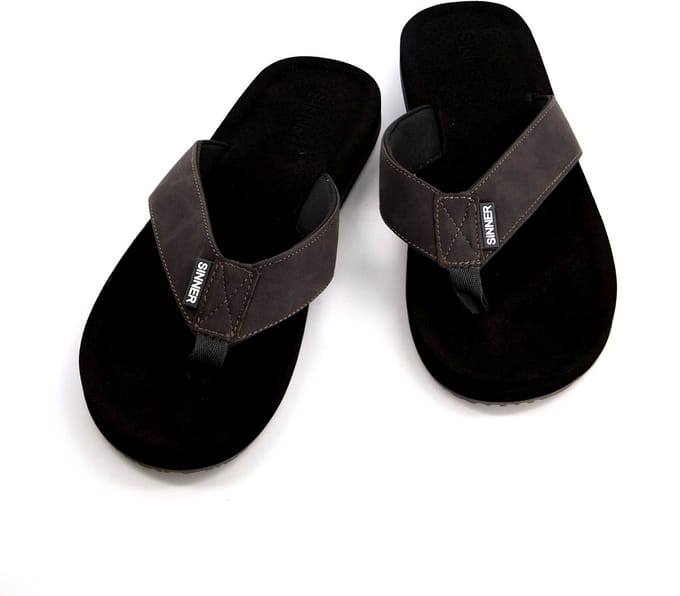 SINNER - makaha - Strandslipper heren - Zwart, wit
